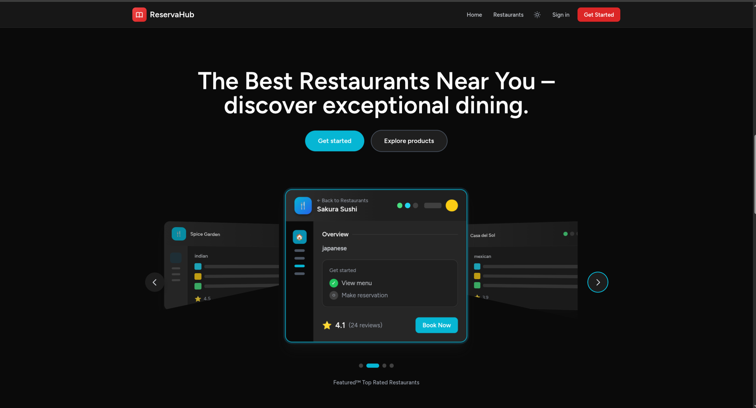 ReservaHub - Restaurant Details