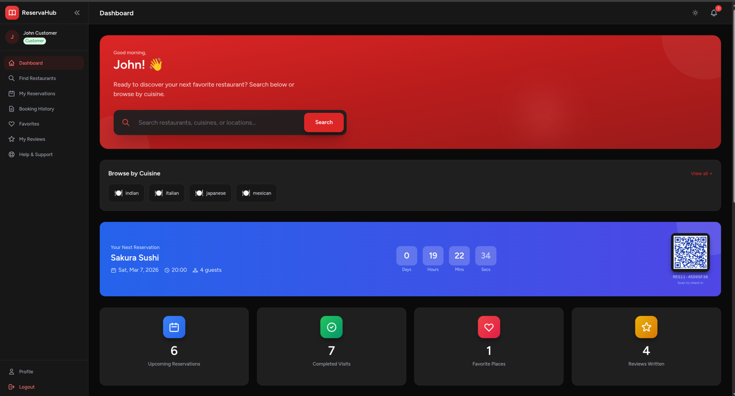 ReservaHub - Support Tickets